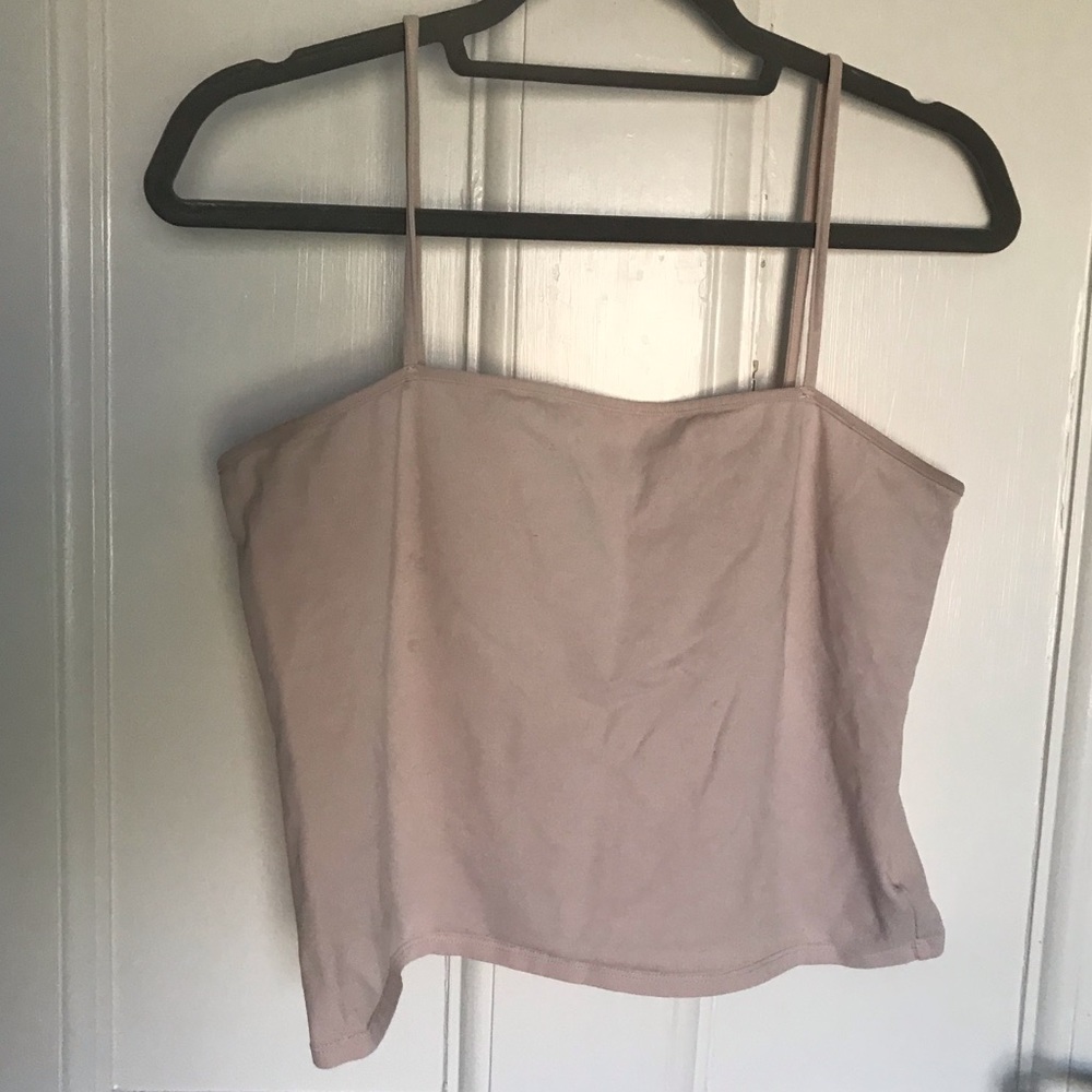 Blush Square Neck Tank